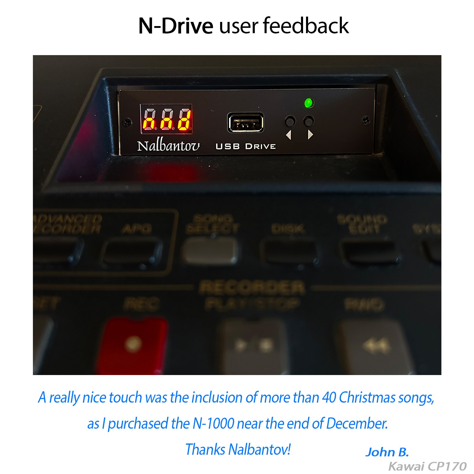 N-Drive 1000 emulator for Korg | USB floppy emulator Nalbantov